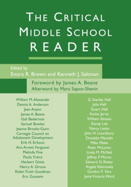 The Critical Middle School Reader, Paperback / softback Book