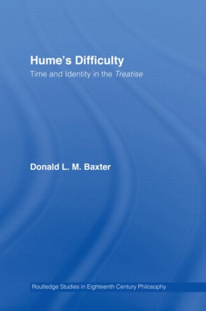 Hume's Difficulty : Time and Identity in the Treatise, Hardback Book