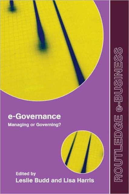 e-Governance : Managing or Governing?, Paperback / softback Book