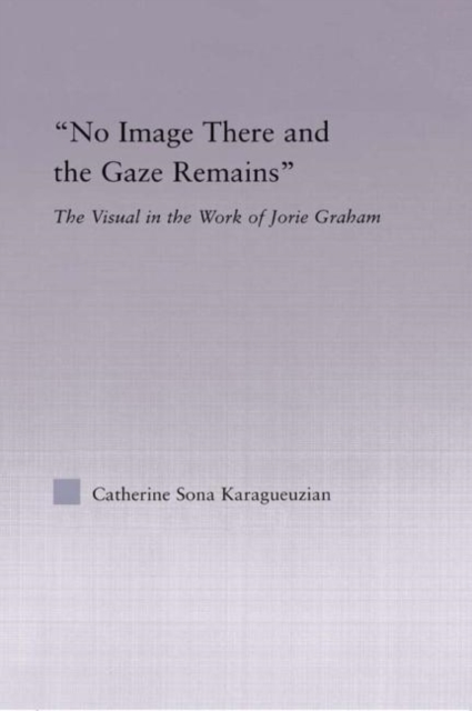 No Image There and the Gaze Remains : The Visual in the Work of Jorie Graham, Hardback Book