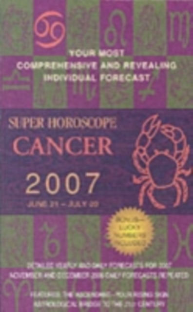 Super Horoscope : Cancer, Paperback Book