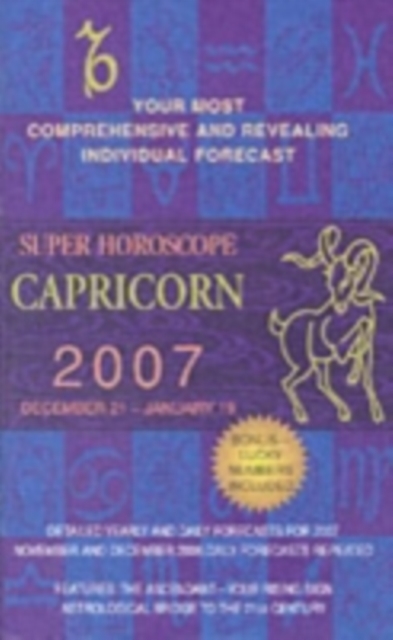Super Horoscope : Capricorn, Paperback Book