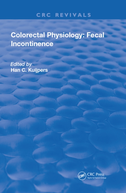 Colorectal Physiology : Fecal Incontinence, PDF eBook