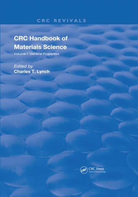 Handbook of Materials Science : Volume 1 General Properties, PDF eBook