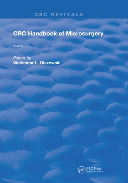Handbook of Microsurgery : Volume 1, PDF eBook