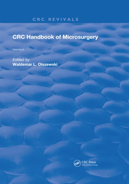 Handbook of Microsurgery : Volume 2, PDF eBook