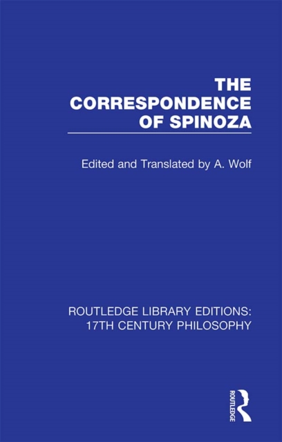 The Correspondence of Spinoza, EPUB eBook