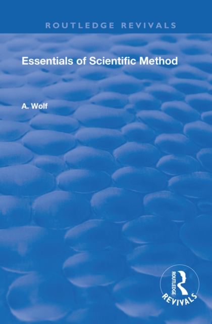Essentials of Scientific Method, EPUB eBook