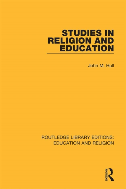 Studies in Religion and Education, EPUB eBook