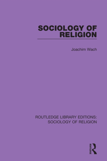 Sociology of Religion, PDF eBook