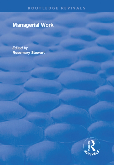 Managerial Work, EPUB eBook