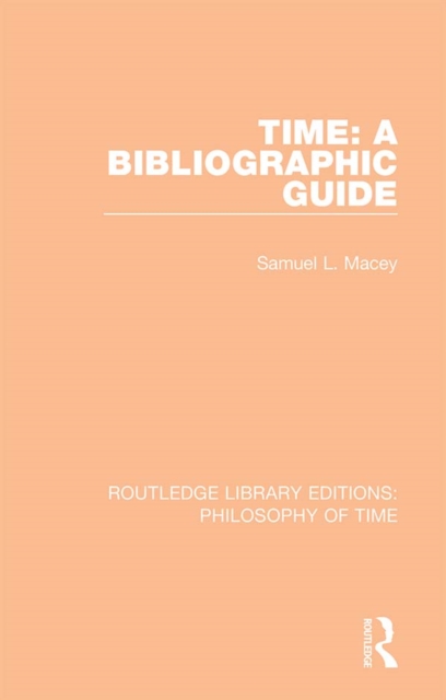 Time: A Bibliographic Guide, EPUB eBook