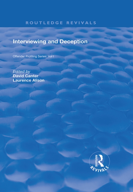 Interviewing and Deception, EPUB eBook