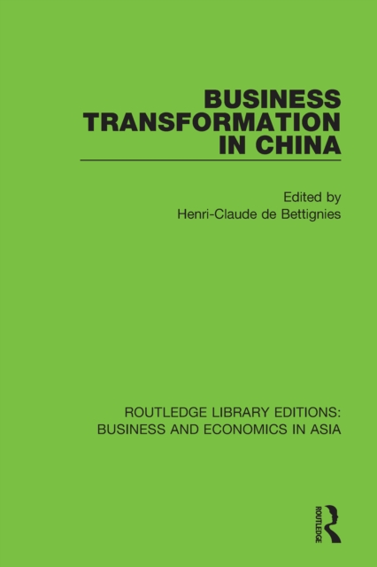 Business Transformation in China, PDF eBook