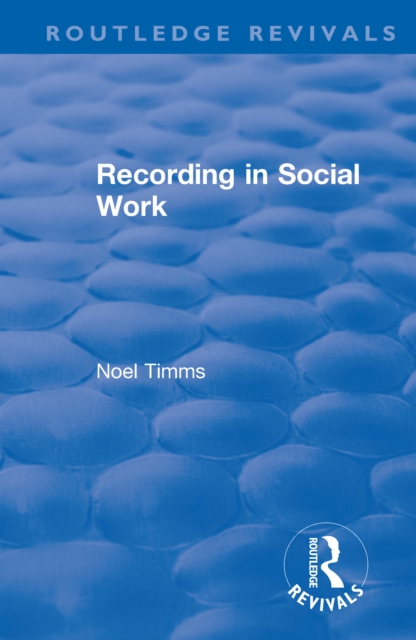 Recording in Social Work, EPUB eBook