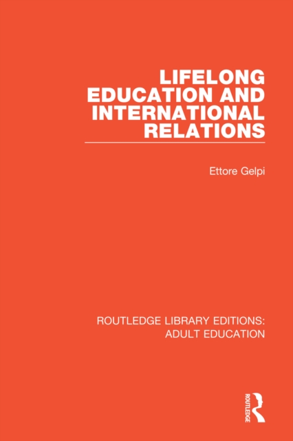 Lifelong Education and International Relations, PDF eBook