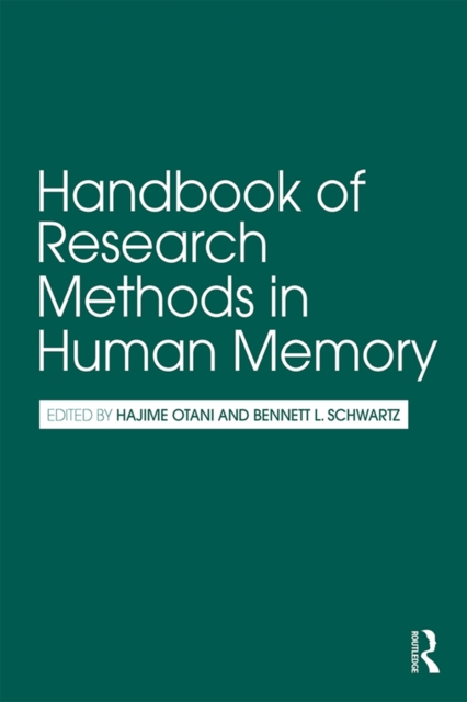 Handbook of Research Methods in Human Memory, EPUB eBook
