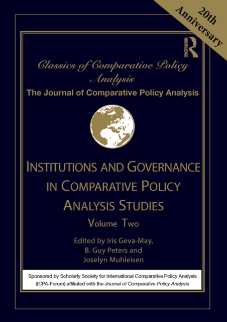 Institutions and Governance in Comparative Policy Analysis Studies : Volume Two, EPUB eBook