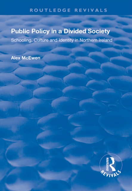 Public Policy in a Divided Society : Schooling, Culture and Identity in Northern Ireland, EPUB eBook