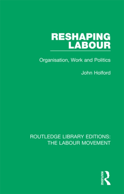 Reshaping Labour : Organisation, Work and Politics, EPUB eBook