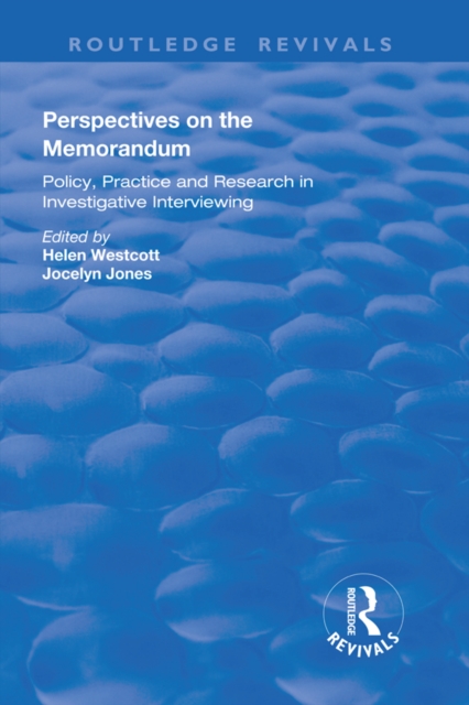 Perspectives on the Memorandum, PDF eBook