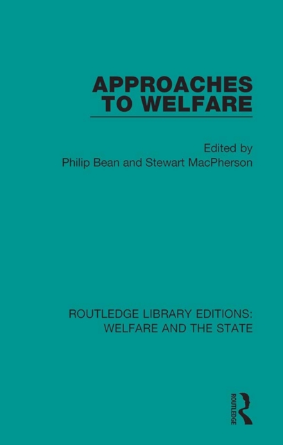 Approaches to Welfare, PDF eBook