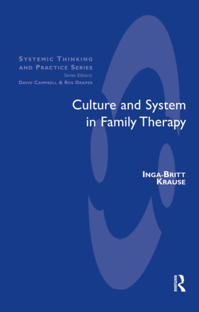 Culture and System in Family Therapy, PDF eBook