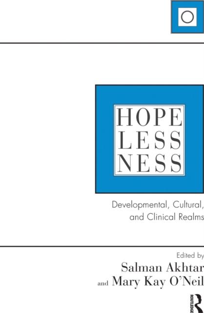 Hopelessness : Developmental, Cultural, and Clinical Realms, PDF eBook
