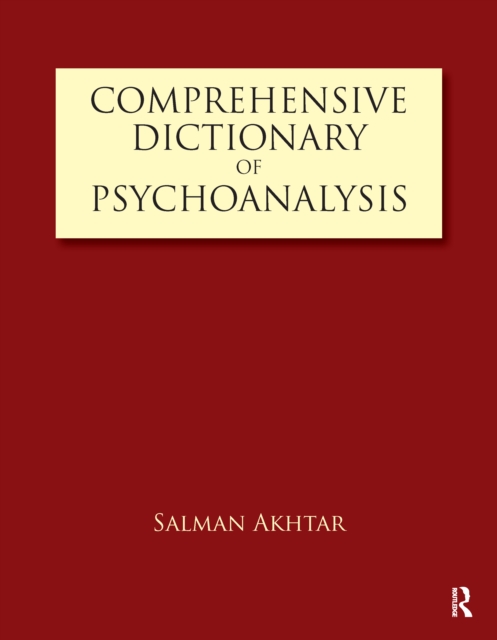 Comprehensive Dictionary of Psychoanalysis, EPUB eBook
