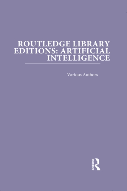 Routledge Library Editions: Artificial Intelligence, PDF eBook