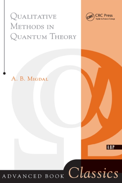 Qualitative Methods In Quantum Theory, PDF eBook