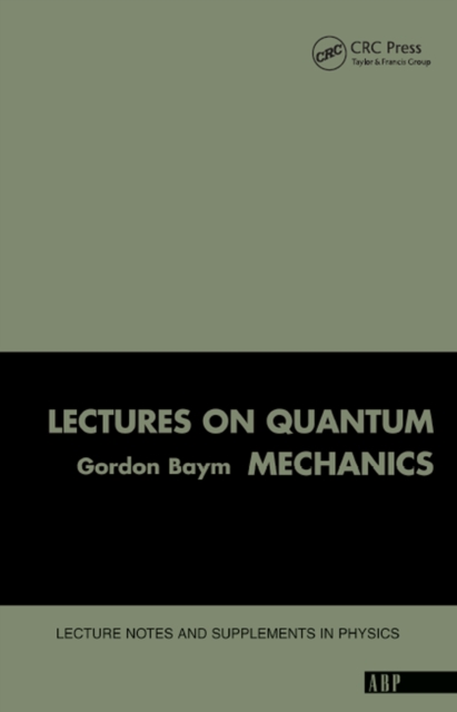 Lectures On Quantum Mechanics, PDF eBook