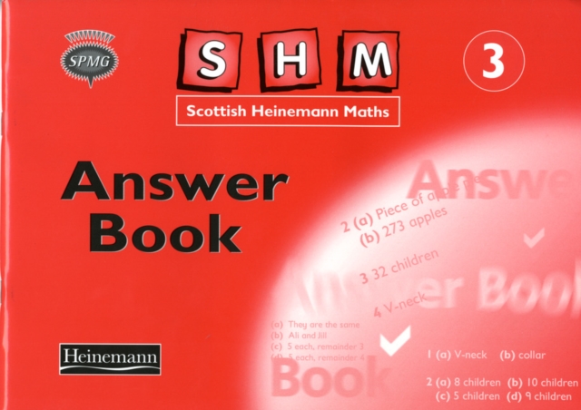 Scottish Heinemann Maths 3, Answer Book, Paperback / softback Book