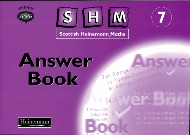 Scottish Heinemann Maths 7: Answer Book, Paperback / softback Book