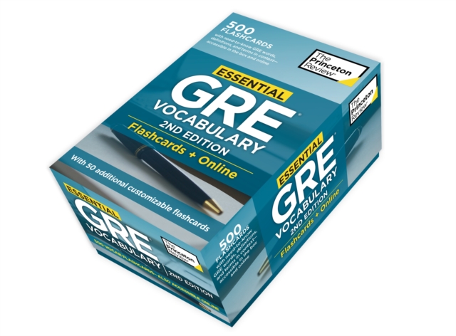 Essential GRE Vocabulary, 2nd Edition: Flashcards + Online : 500 Essential Vocabulary Words to Help Boost Your GRE Score, Cards Book