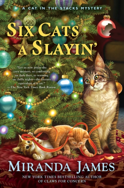 Six Cats A Slayin' : Cat in the Stacks Mystery #10, Hardback Book