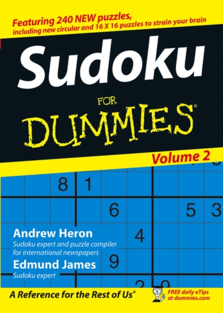Sudoku For Dummies, Volume 2, Paperback / softback Book