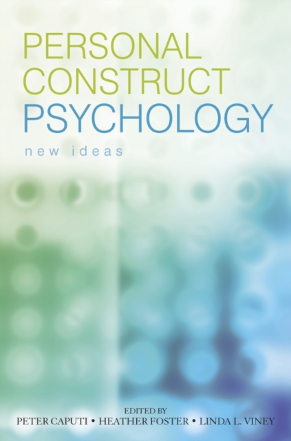 Personal Construct Psychology : New Ideas, PDF eBook