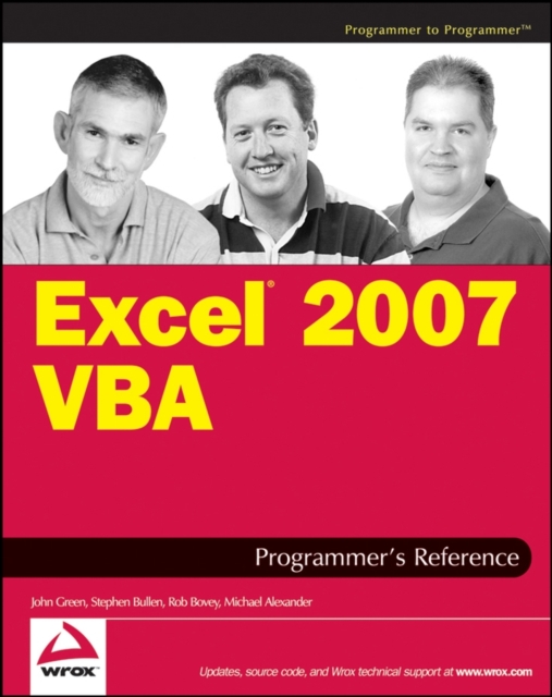Excel 2007 VBA Programmer's Reference, Paperback / softback Book