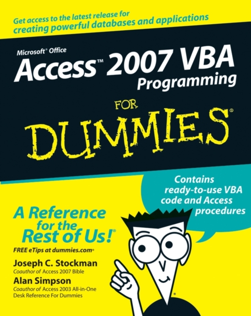 Access 2007 VBA Programming For Dummies, Paperback / softback Book