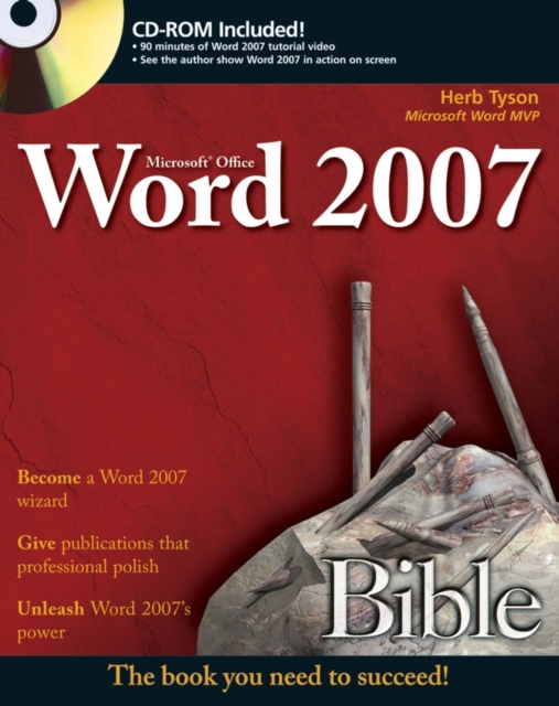 Microsoft Word 2007 Bible, Paperback / softback Book
