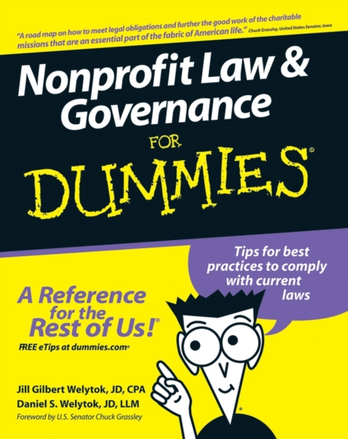 Nonprofit Law and Governance For Dummies, Paperback / softback Book