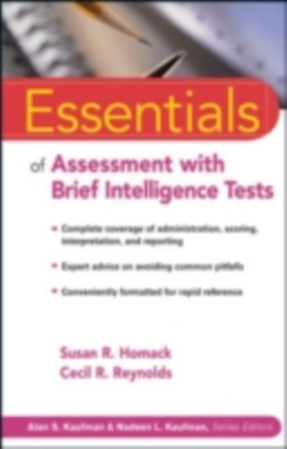 Essentials of Assessment with Brief Intelligence Tests, PDF eBook