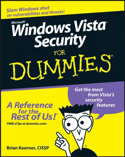 Windows Vista Security For Dummies, Paperback Book