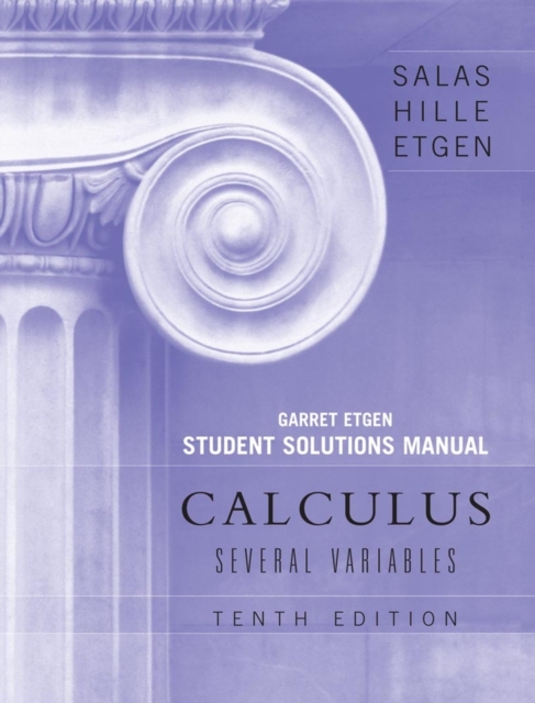Calculus: Several Variables, 10e (Chapters 13 - 19) Student Solutions Manual, Paperback / softback Book