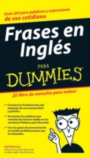 Frases en Ingl s Para Dummies, PDF eBook