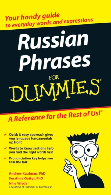 Russian Phrases For Dummies, Paperback / softback Book