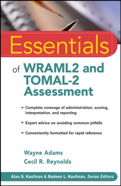 Essentials of WRAML2 and TOMAL-2 Assessment, Paperback / softback Book