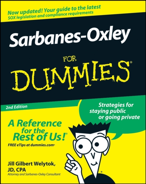 Sarbanes-Oxley For Dummies, Paperback / softback Book