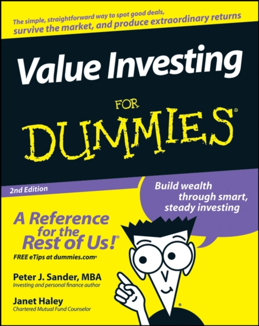 Value Investing For Dummies, Paperback / softback Book
